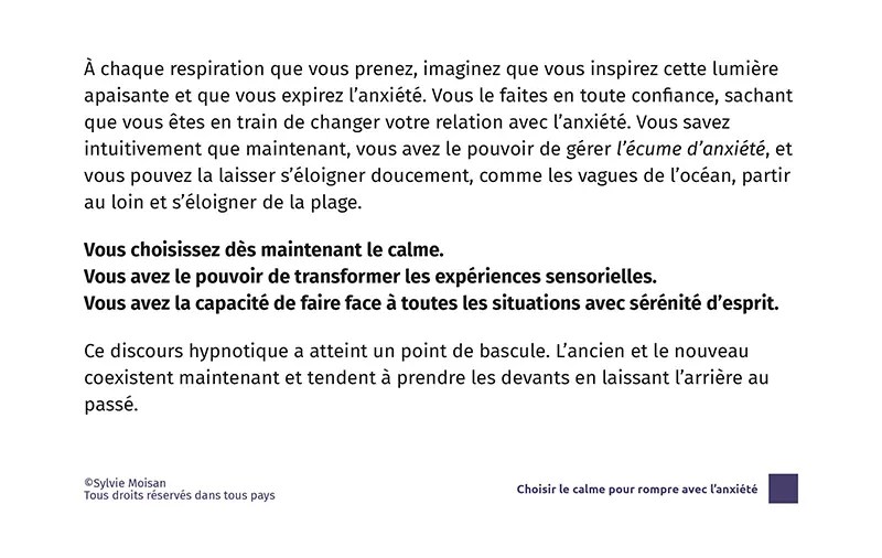 visualisation thérapeutique choisir le calme