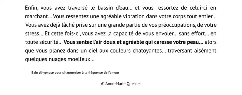 s’harmoniser à la fréquence de l’amour