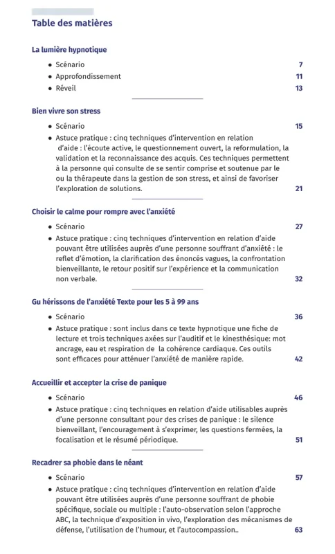 recueil de textes troubles anxieux