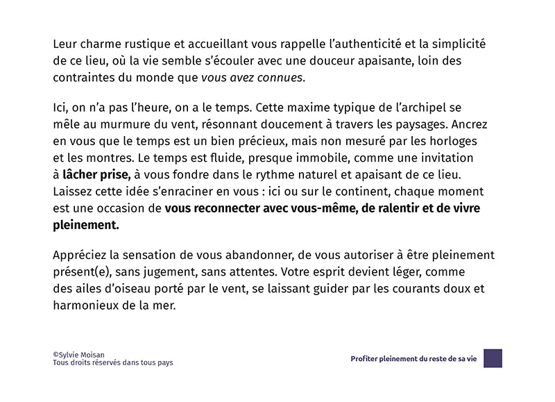 Relaxation hypnotique Profiter pleinement du reste de sa vie